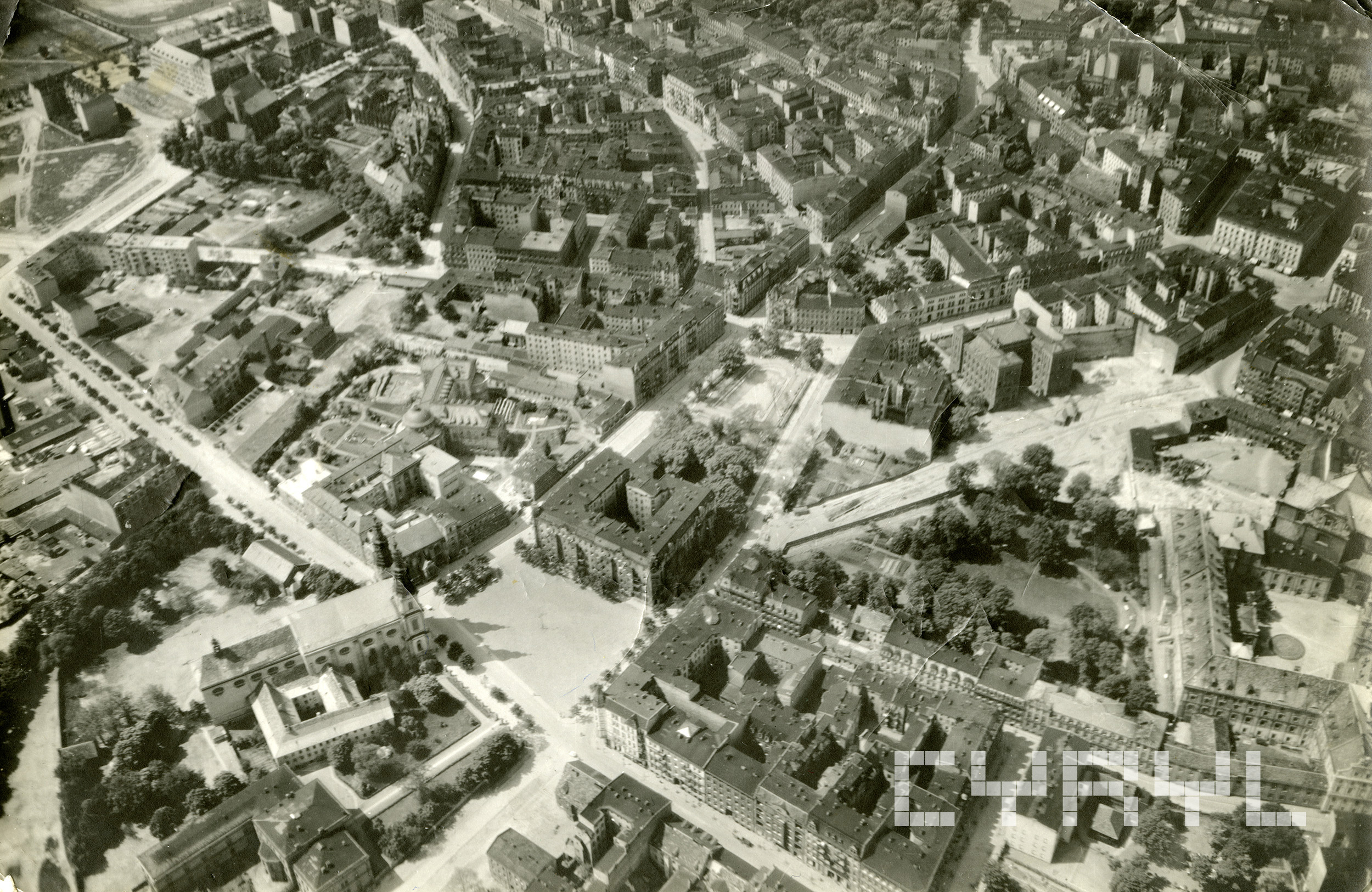 Zdjęcia lotnicze Poznania | 1940
