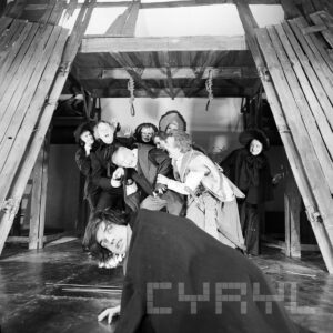 grupa osób w różnym wieku w strojach scenicznych