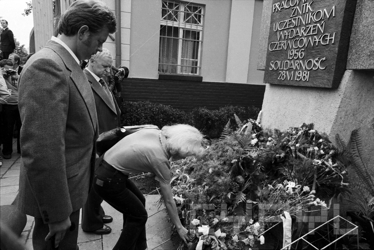 Obchody 25. rocznicy Poznańskiego Czerwca 1956 | 1981 | Fotografie Franciszka Nowakowskiego