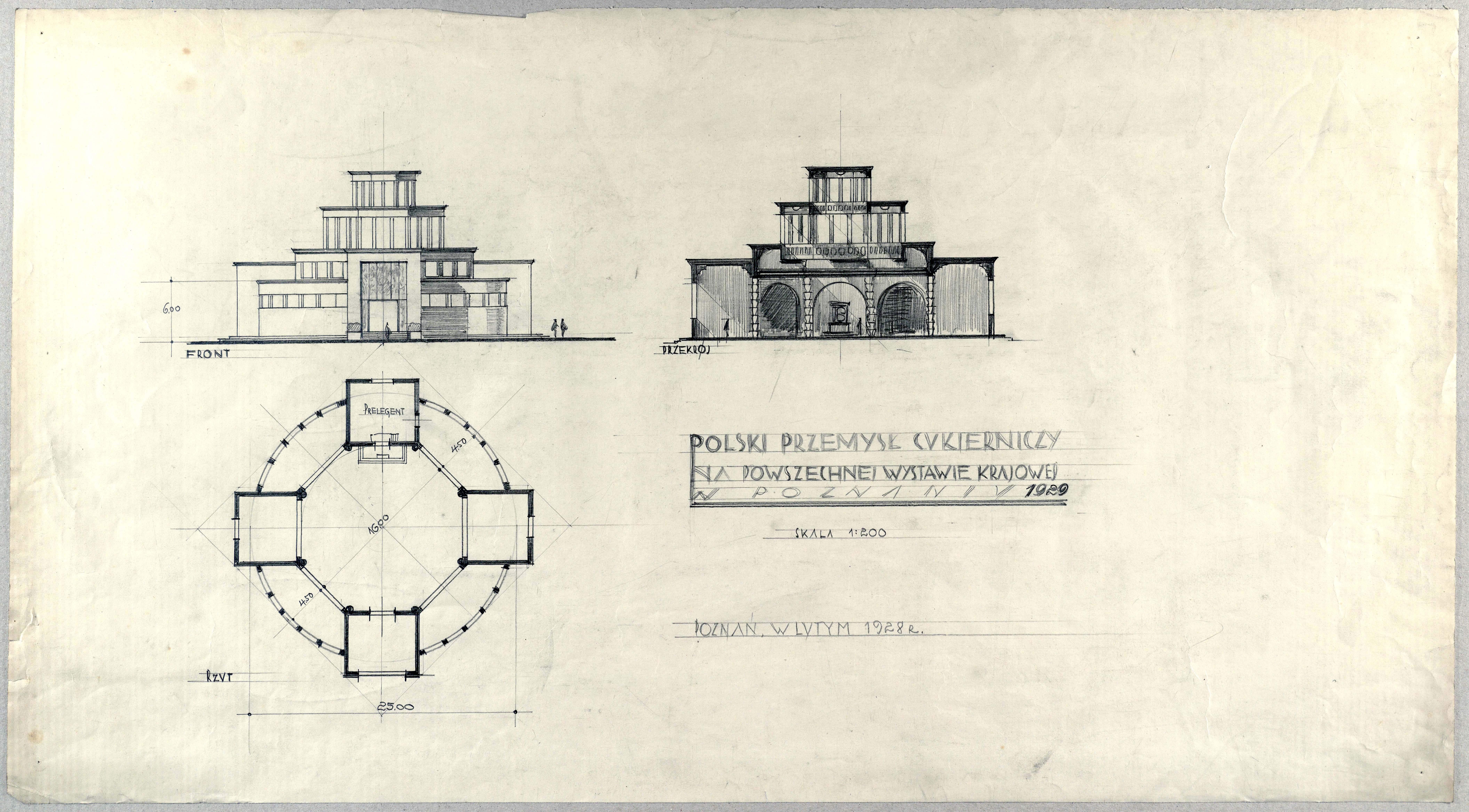 Pawilony Pewuki | Projekty Stefana Cybichowskiego | 1928 - 1929 | MKZ