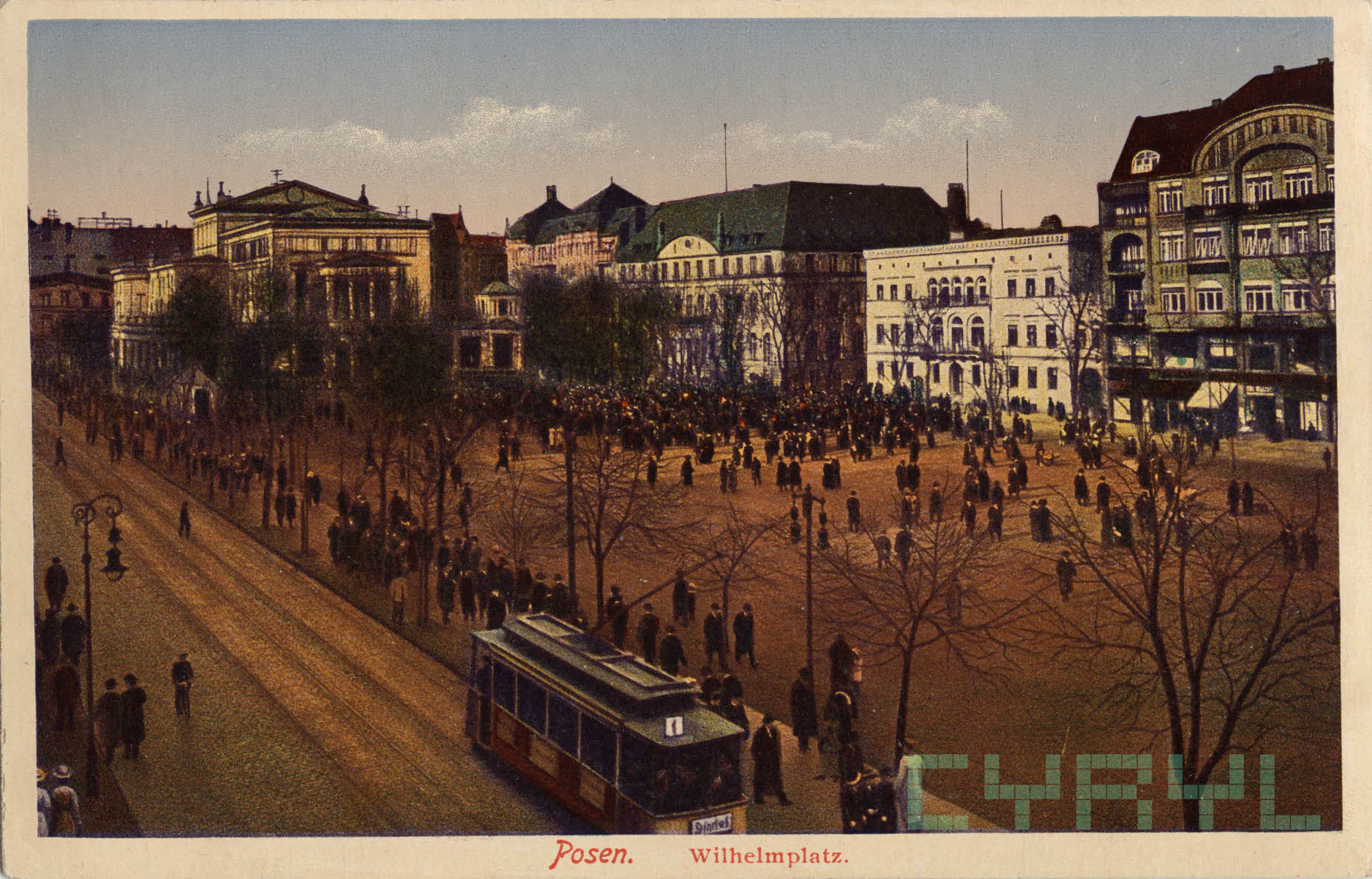 Plac Wolności i okolice | XX wiek | Kolekcja pocztówek Romana Trojanowicza