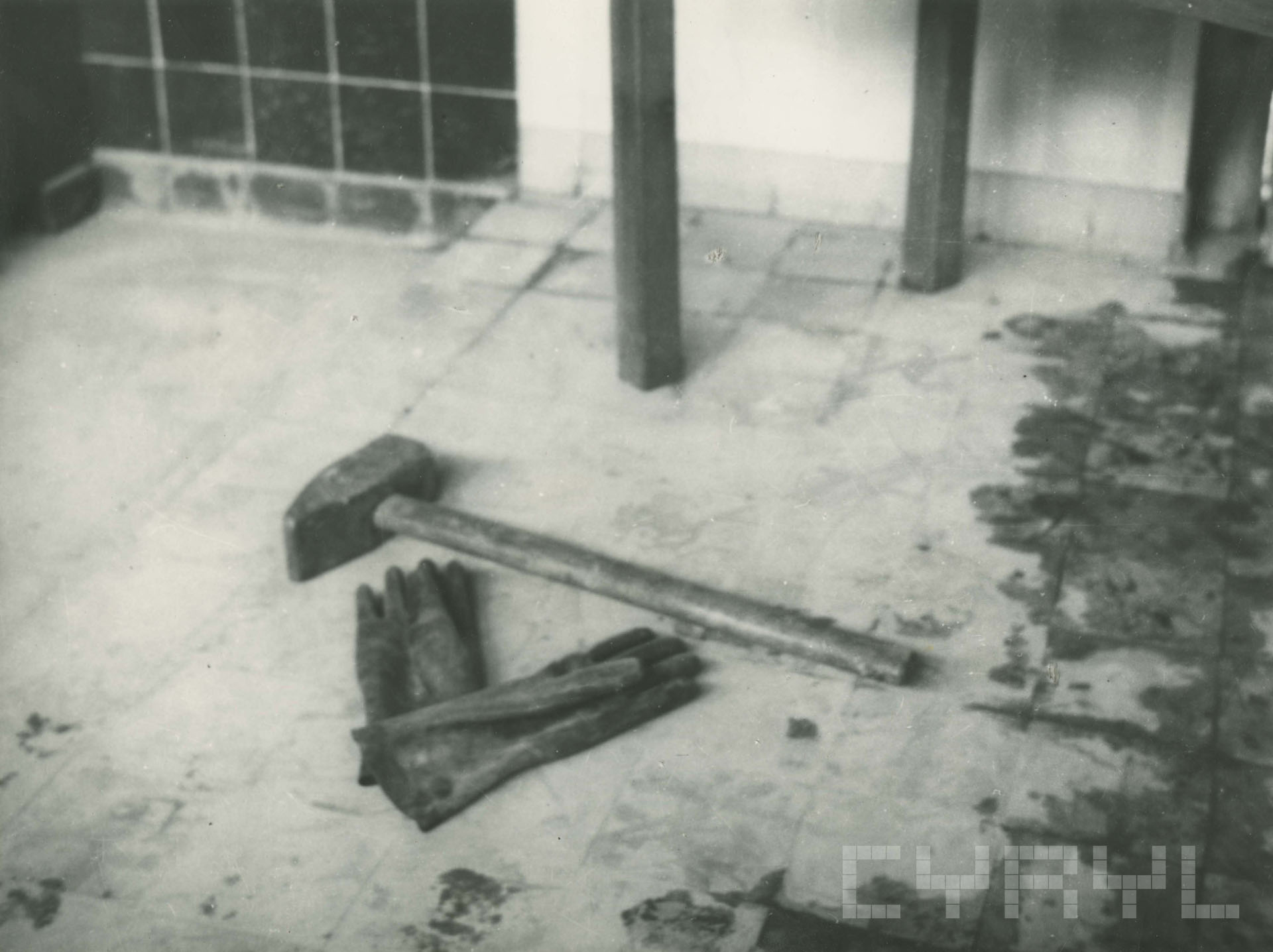Niemiecki Areszt Śledczy (Untersuchungshaftanstalt Posen) przy ul. Młyńskiej | 1945 | Fotografie Zbigniewa Zielonackiego