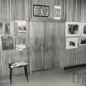 grafiki i obrazy powieszone na ścianach