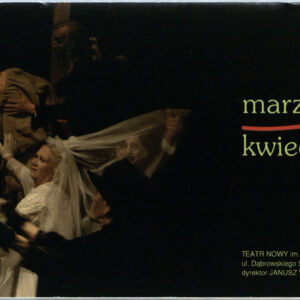 drukowany tekst z kolorową fotografią na pierwszej stronie i czarno-białymi fotografiami w środku, kolorowe elementy graficzne