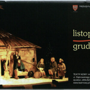 drukowany tekst z kolorową fotografią na pierwszej stronie i czarno-białymi fotografiami w środku, kolorowe elementy graficzne