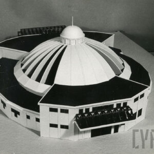 makieta przedstawiająca budynek po renowacji