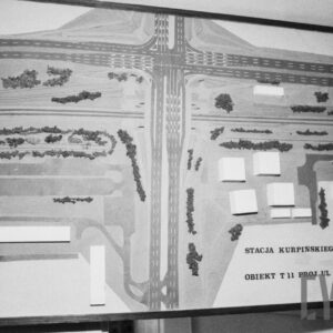 fotokopia projektu przystanku tramwajowego przy skrzyżowaniu 