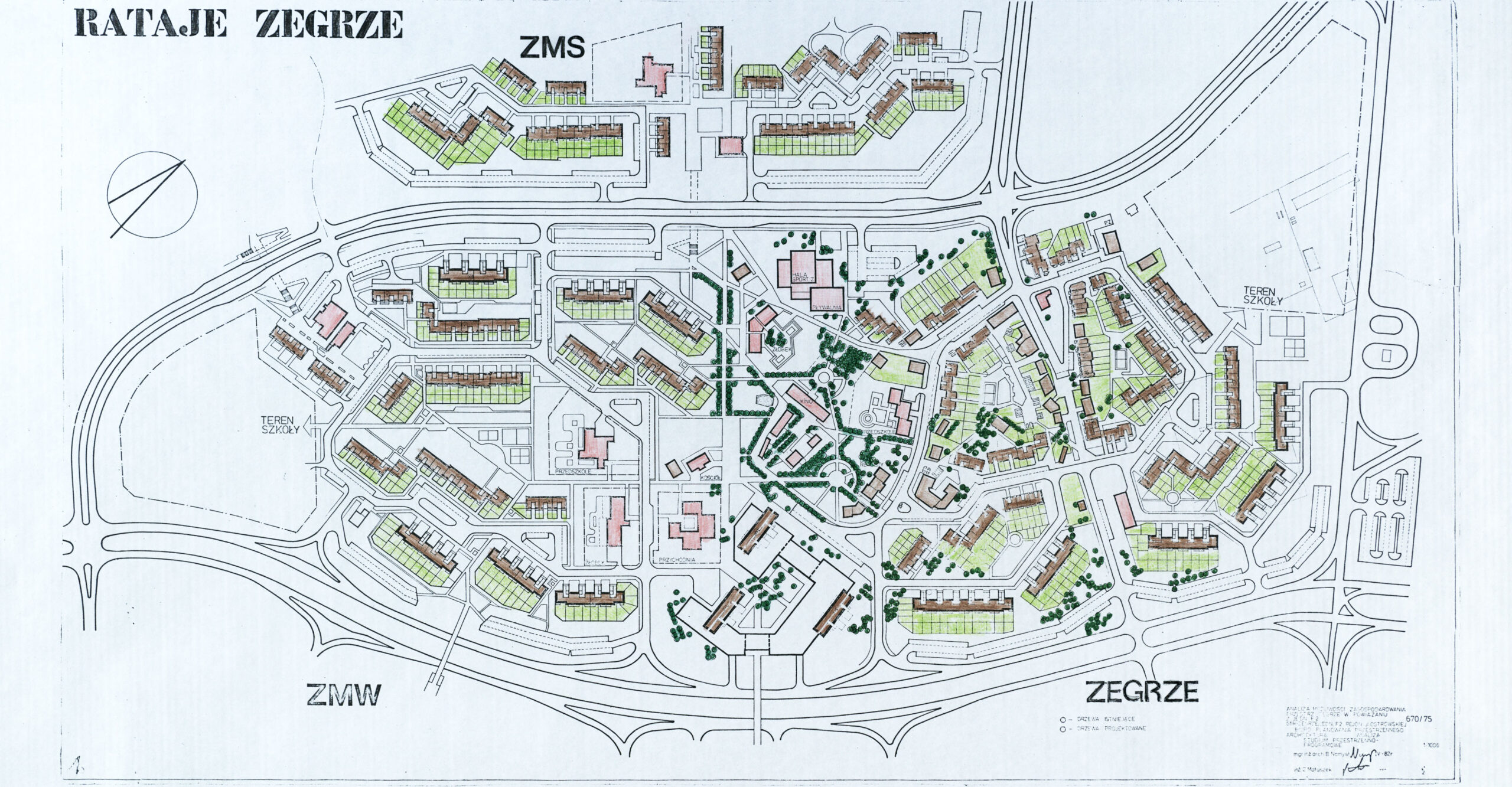 Nowe Żegrze. Projekty i budowa | 1978–2001 | Ze zb. Barbary Namysł i WUiA UMP