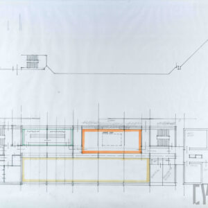 Szkic do projektu budynku Centrum NanoBioMedycznego (CNBM) UAM na terenie Kampusu Morasko