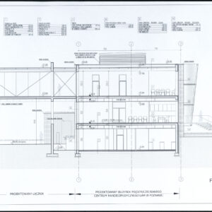 Budynek Centrum NanoBioMedycznego (CNBM) UAM na terenie Kampusu Morasko, projekt budowalny