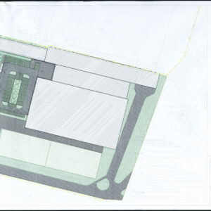 Rozbudowa Wielkopolskiej Przychodni Sportowo-Lekarskiej, projekt koncepcyjny, plan zagospodarowania terenu (niezrealizowana)