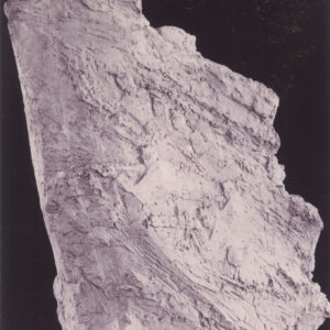 gipsowa, nieregularna bryła