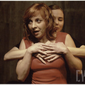 Barbara Prokopowicz i Ewa Szumska w spektaklu Mamma Medea Toma Lanoye’a w Teatrze Polskim w Poznaniu