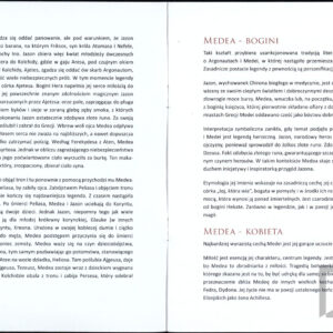 Program spektaklu Mamma Medea Toma Lanoye’a w Teatrze Polskim w Poznaniu