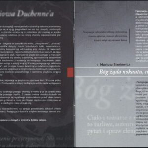 Program spektaklu Postępujący zanik mięśni Andrzeja Bartnikowskiego w Teatrze Polskim w Poznaniu