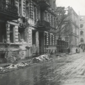 Kamienice zniszczone w czasie walk o Poznań