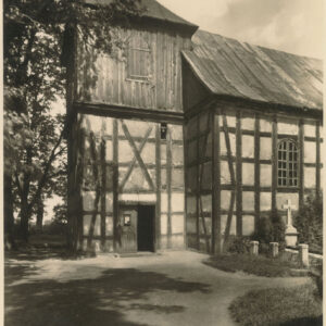 Stary kościół św. Rocha, widok od furty
