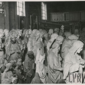 Składnica figur dewocyjnych w starym kościele św. Rocha w czasie II wojny światowej