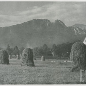 Giewont z Równi Krupowej, fotografia Stefana Bolesława Poradowskiego
