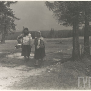 Dwie góralki, fotografia Stefana Bolesława Poradowskiego