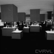 stoiska w hali wystawowej