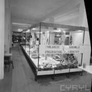 stoiska w hali wystawowej